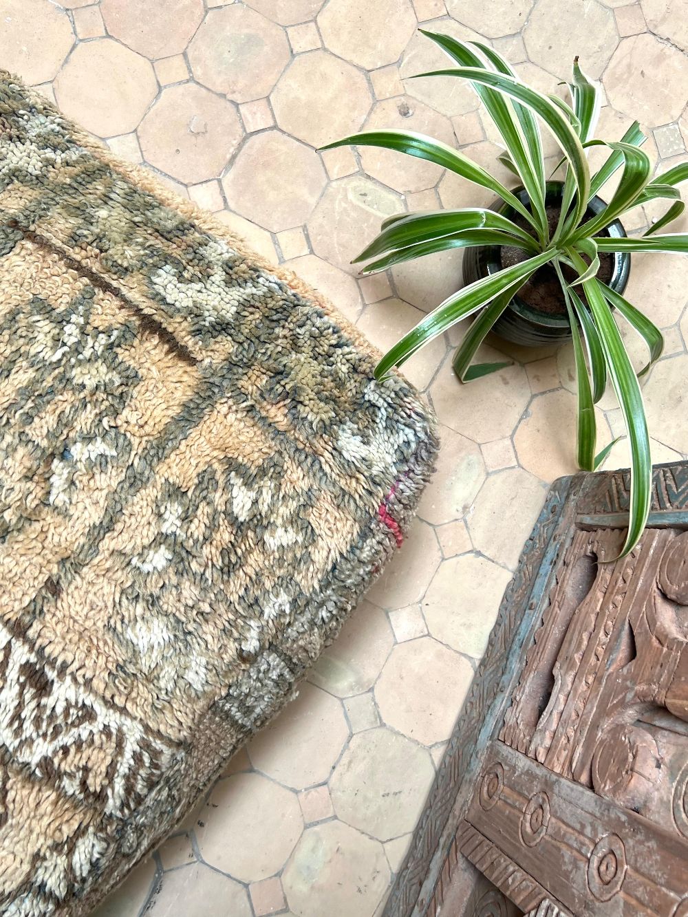 Moroccan Vintage Pouf