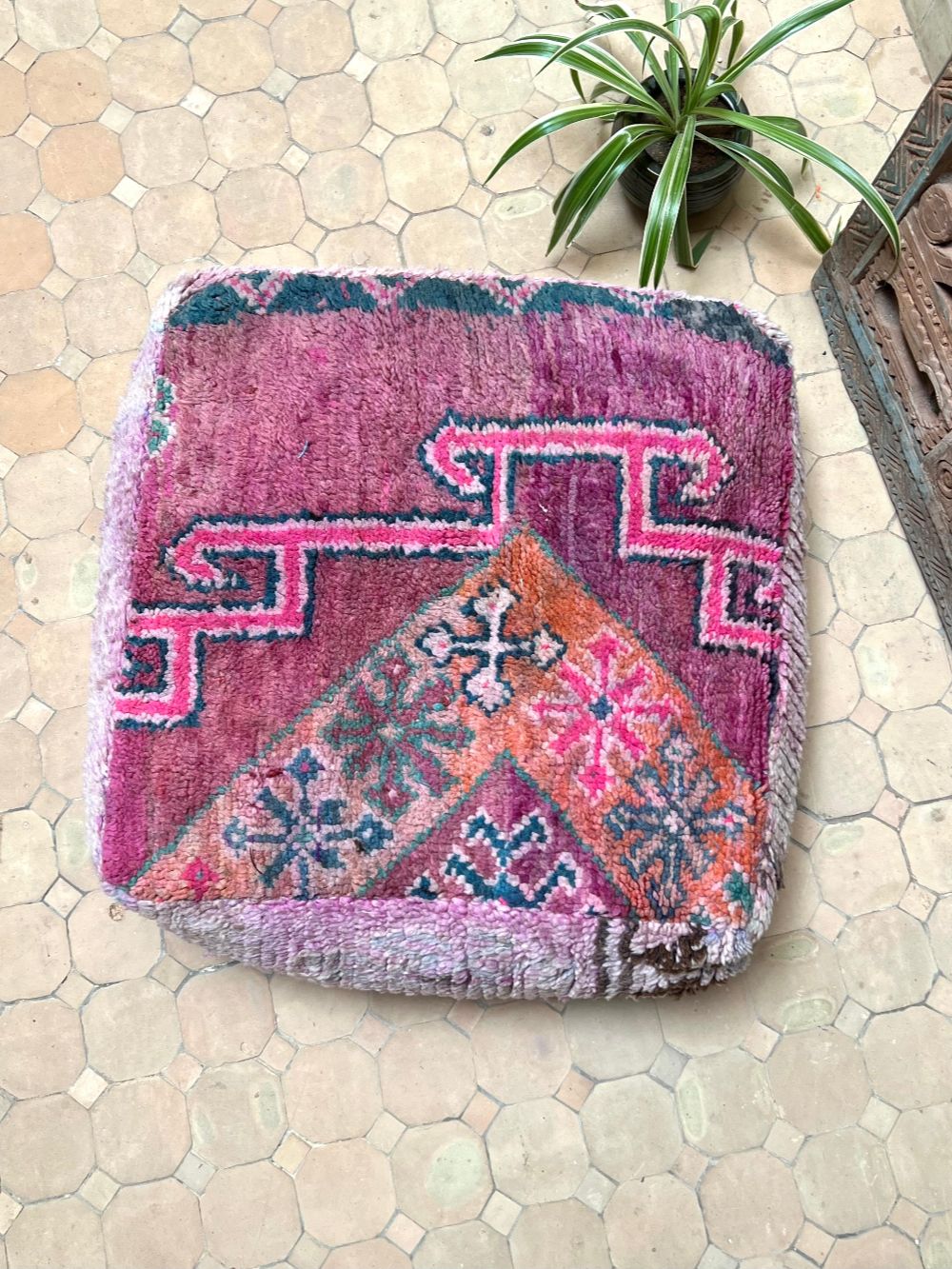 Marokkolainen vintage pouf