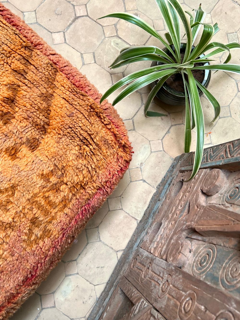 Marokkolainen vintage pouf