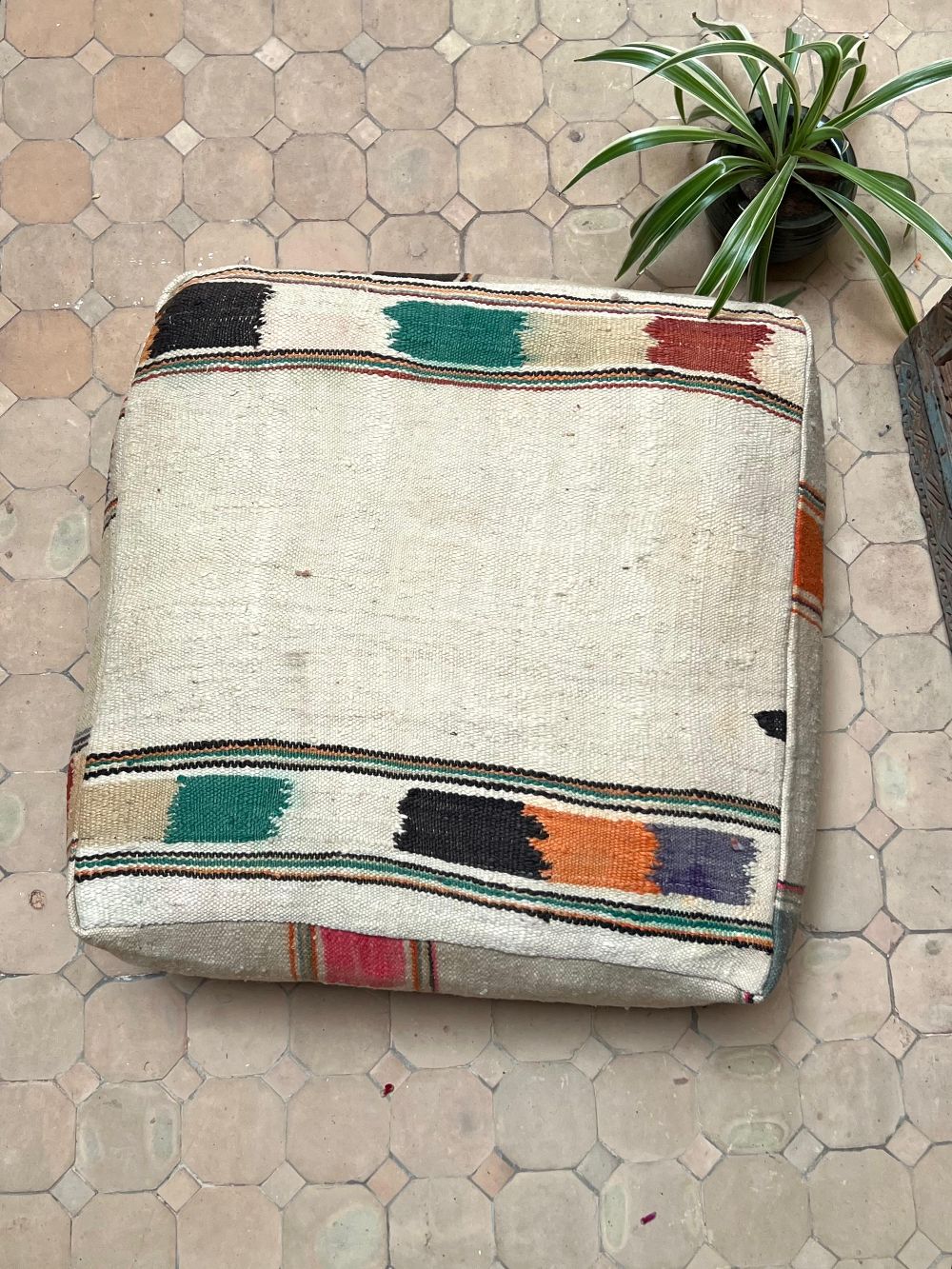 Moroccan Hanbel Pouf