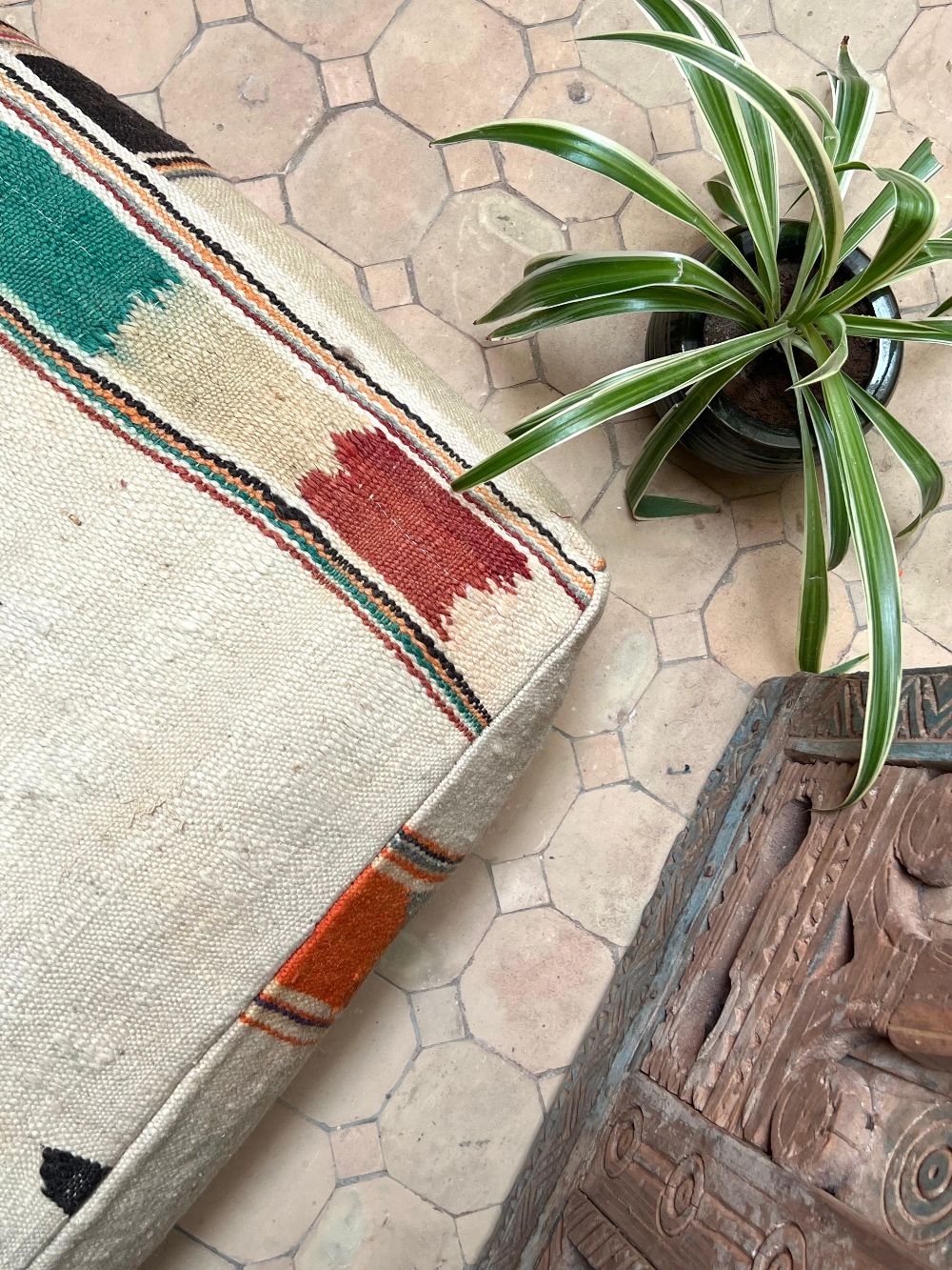 Moroccan Hanbel Pouf