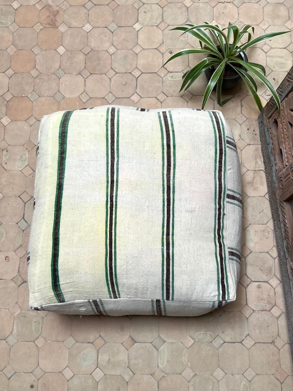 Moroccan Hanbel Pouf