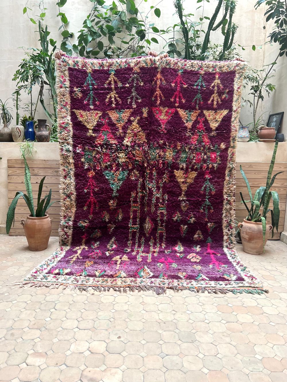 Moroccan Vintage Boujaad Rug 270x180cm