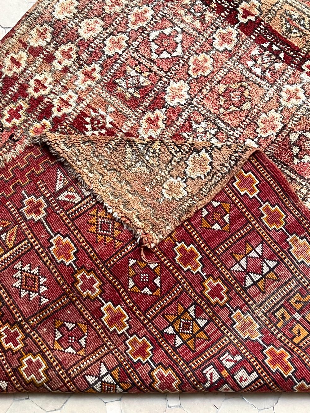 Moroccan Vintage Taznakht Rug 225x145cm