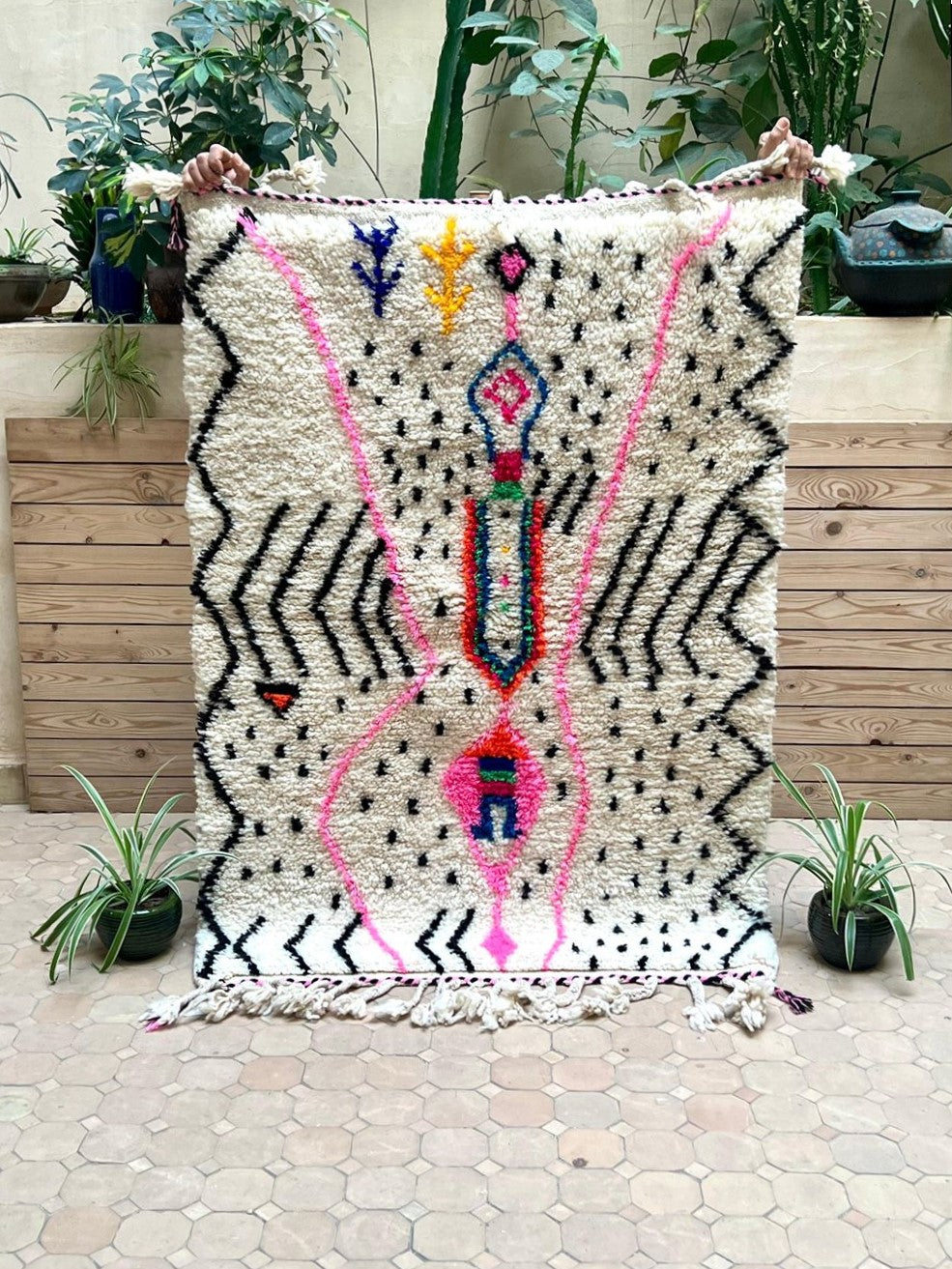 Marokkolainen Candy matto 150x105cm