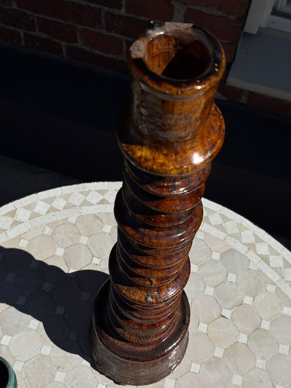 Tamegroute Ceramic Candle Holder
