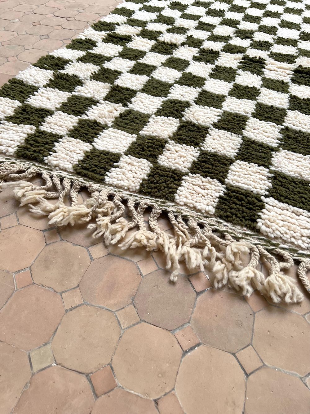 Marokkolainen ruudullinen matto 155x100cm