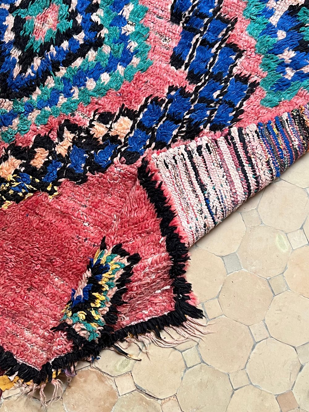 Moroccan Vintage Azilal Rug 190x145cm