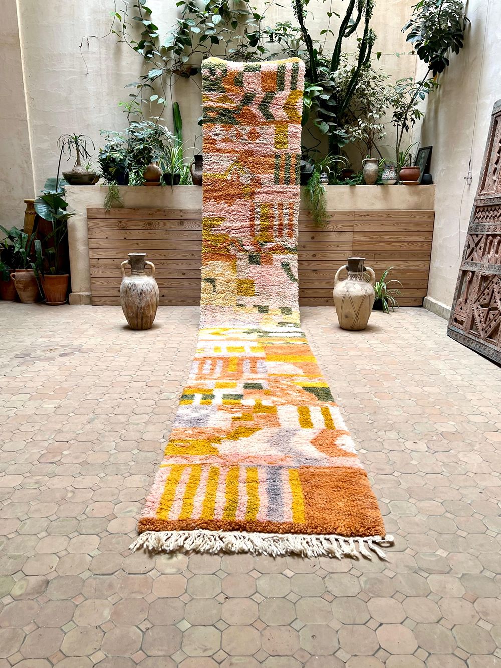 Marokkolainen Saghira käytävämatto 490x80cm