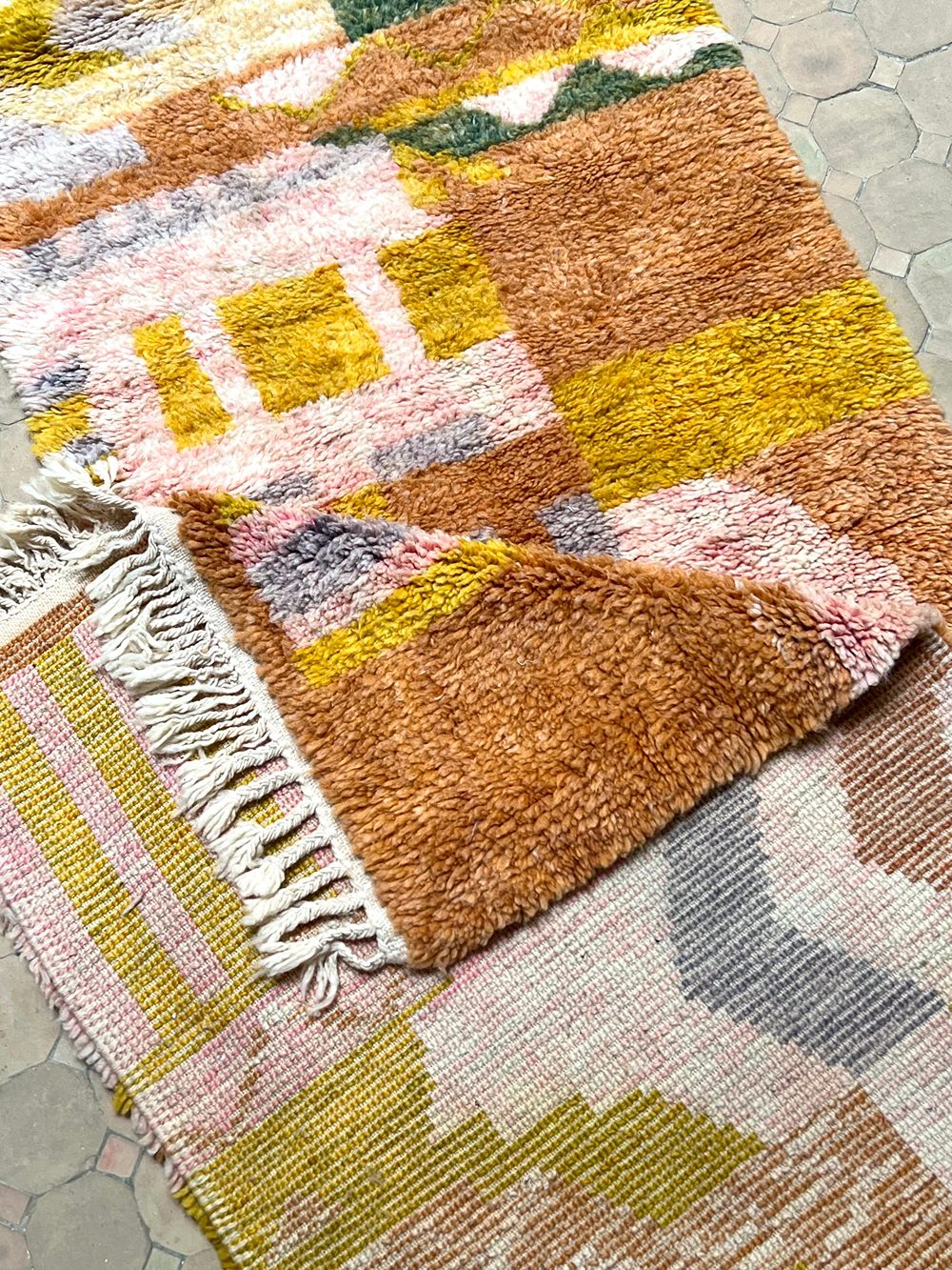 Moroccan Saghira Runner Rug 490x80cm