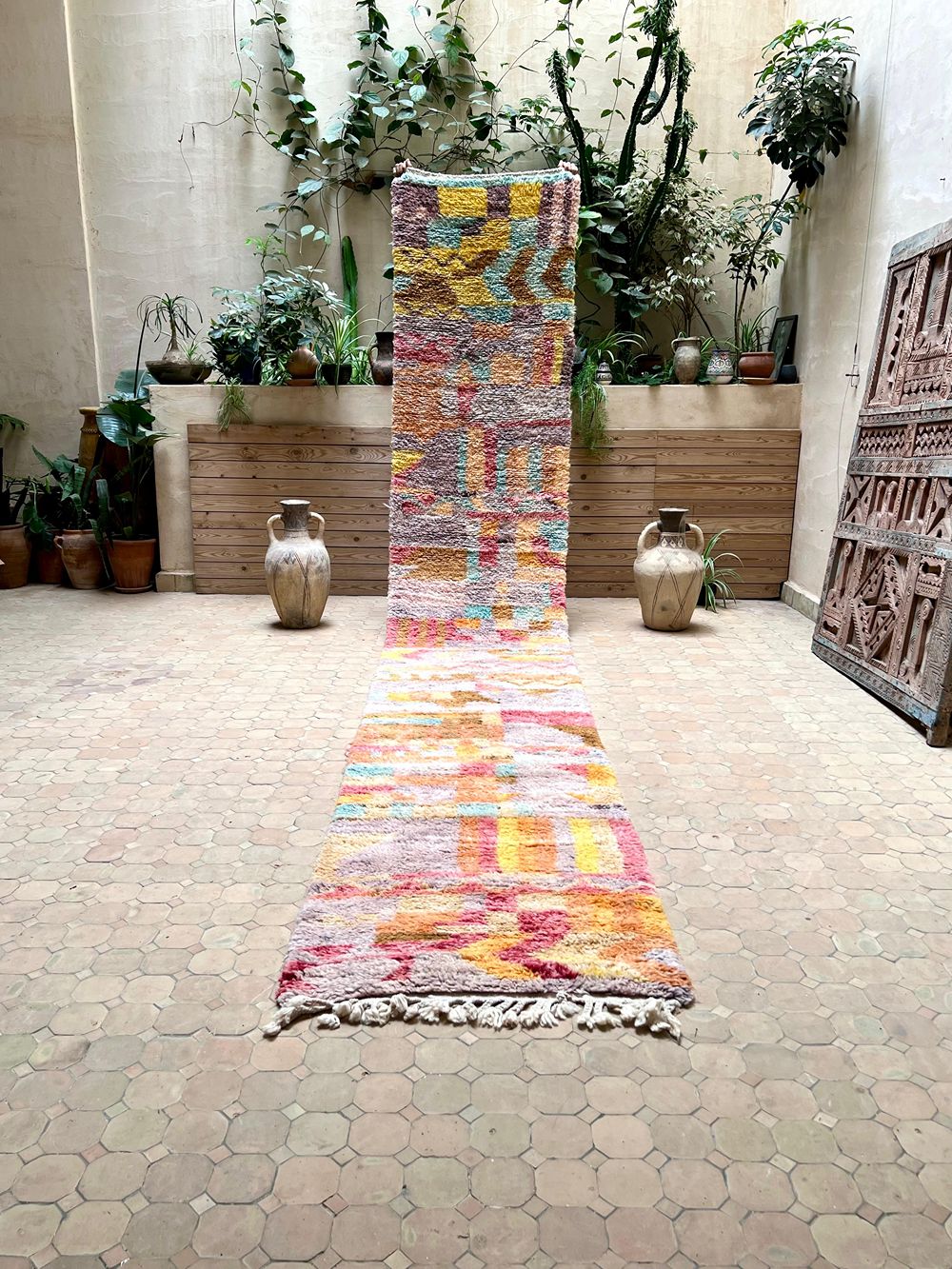 Marokkolainen Saghira käytävämatto 480x80cm