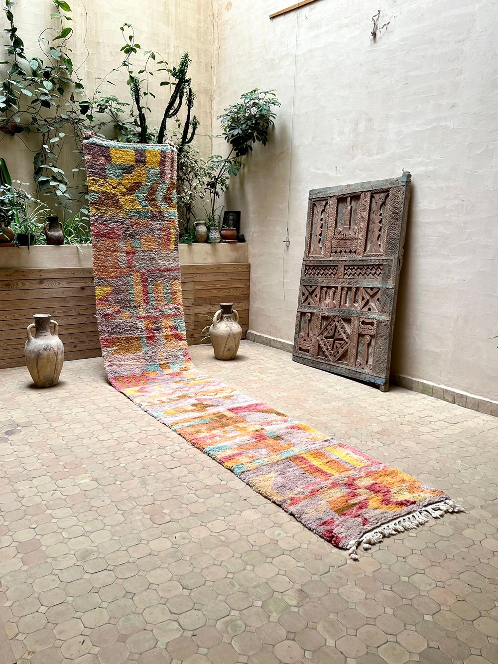Moroccan Saghira Runner Rug 480x80cm