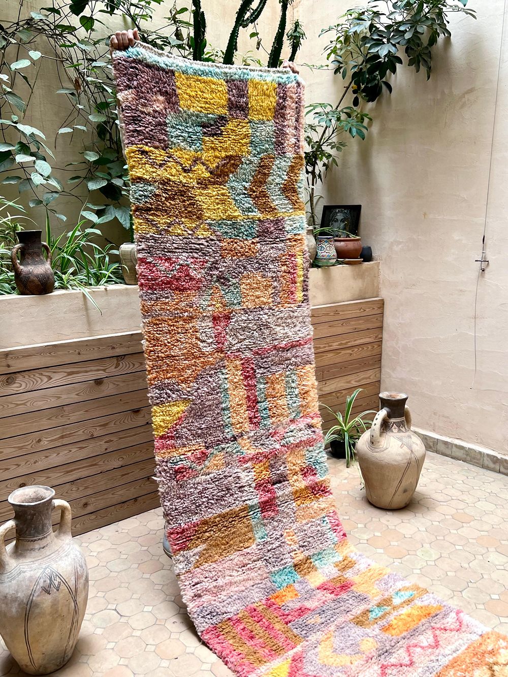 Moroccan Saghira Runner Rug 480x80cm