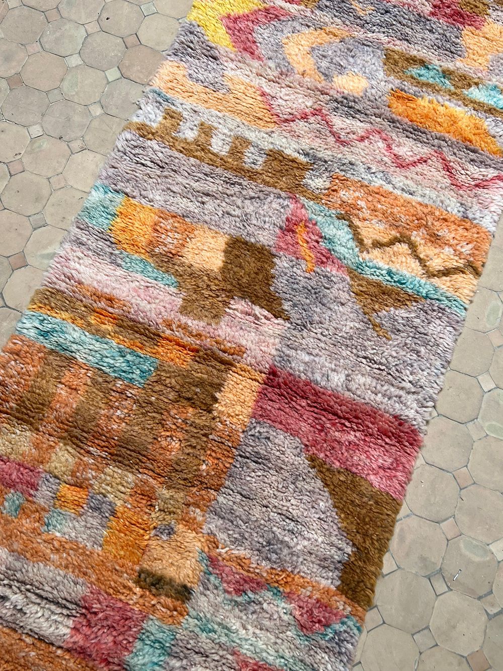 Moroccan Saghira Runner Rug 480x80cm