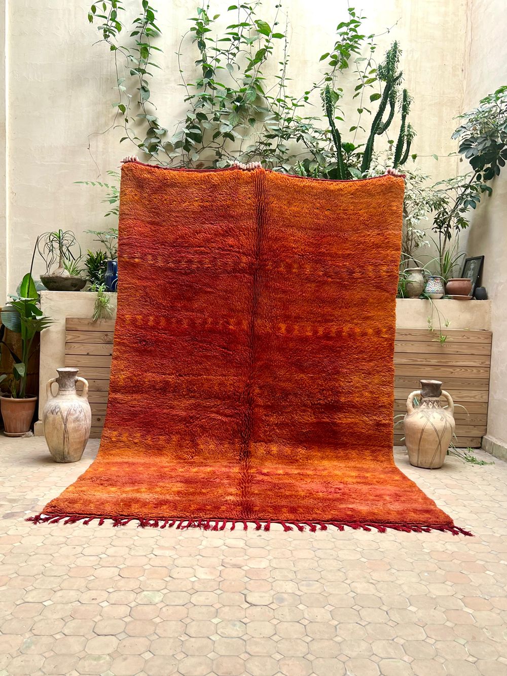 Moroccan Vintage Beni M'Guild Rug 295x210cm