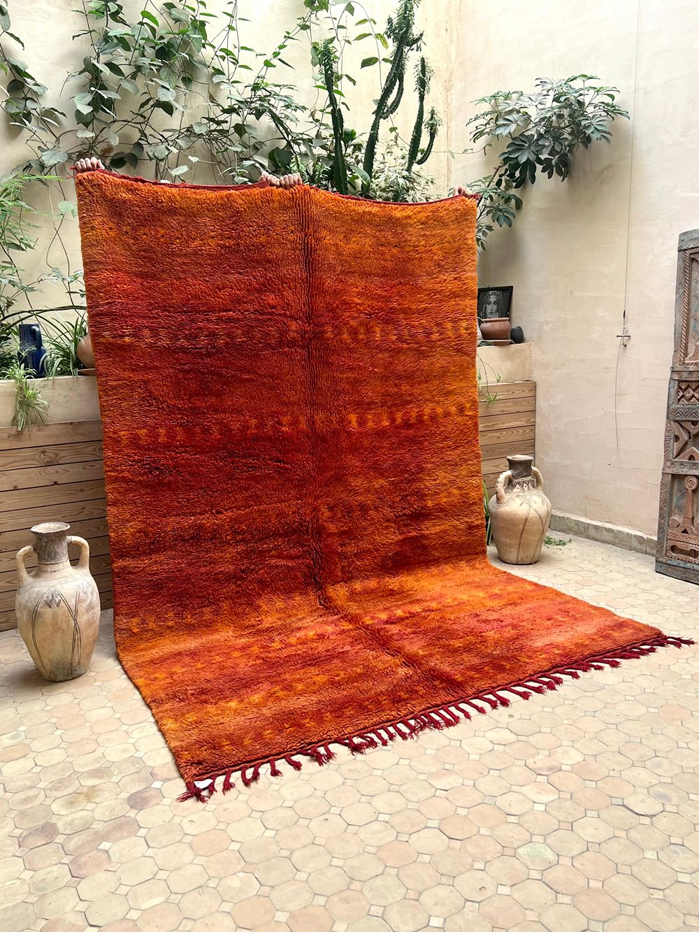 Marokkolainen vintage Beni M'Guild matto 295x210cm