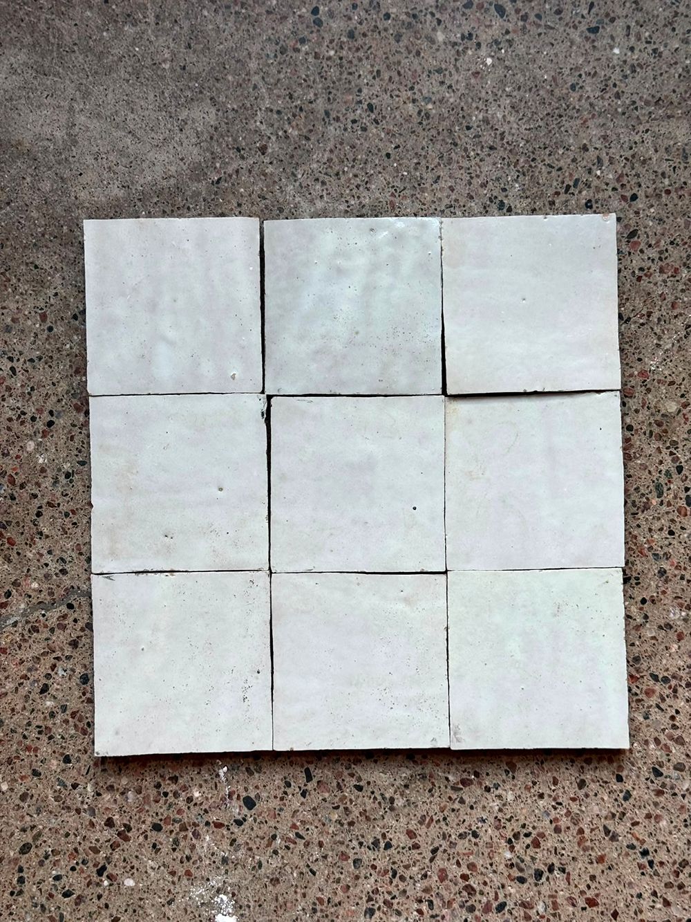 Moroccan Zellige Tiles: Smoke 10x10cm /m2