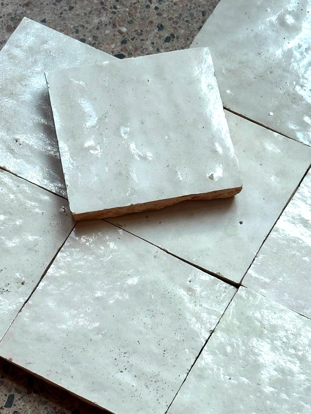 Moroccan Zellige Tiles: Smoke 10x10cm