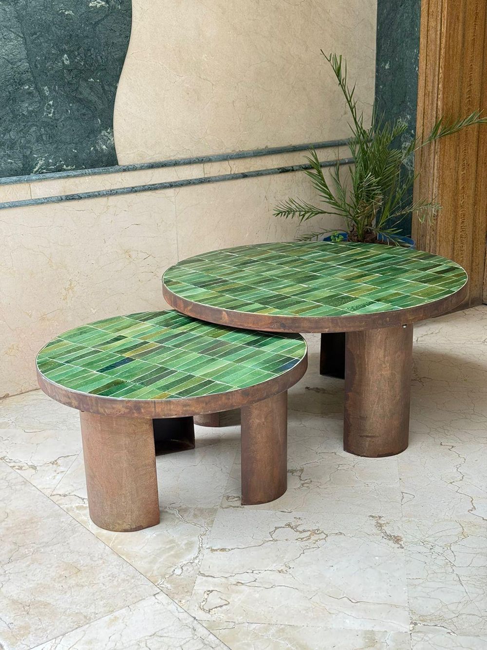 Mosaiikkipöytä, Green Mint