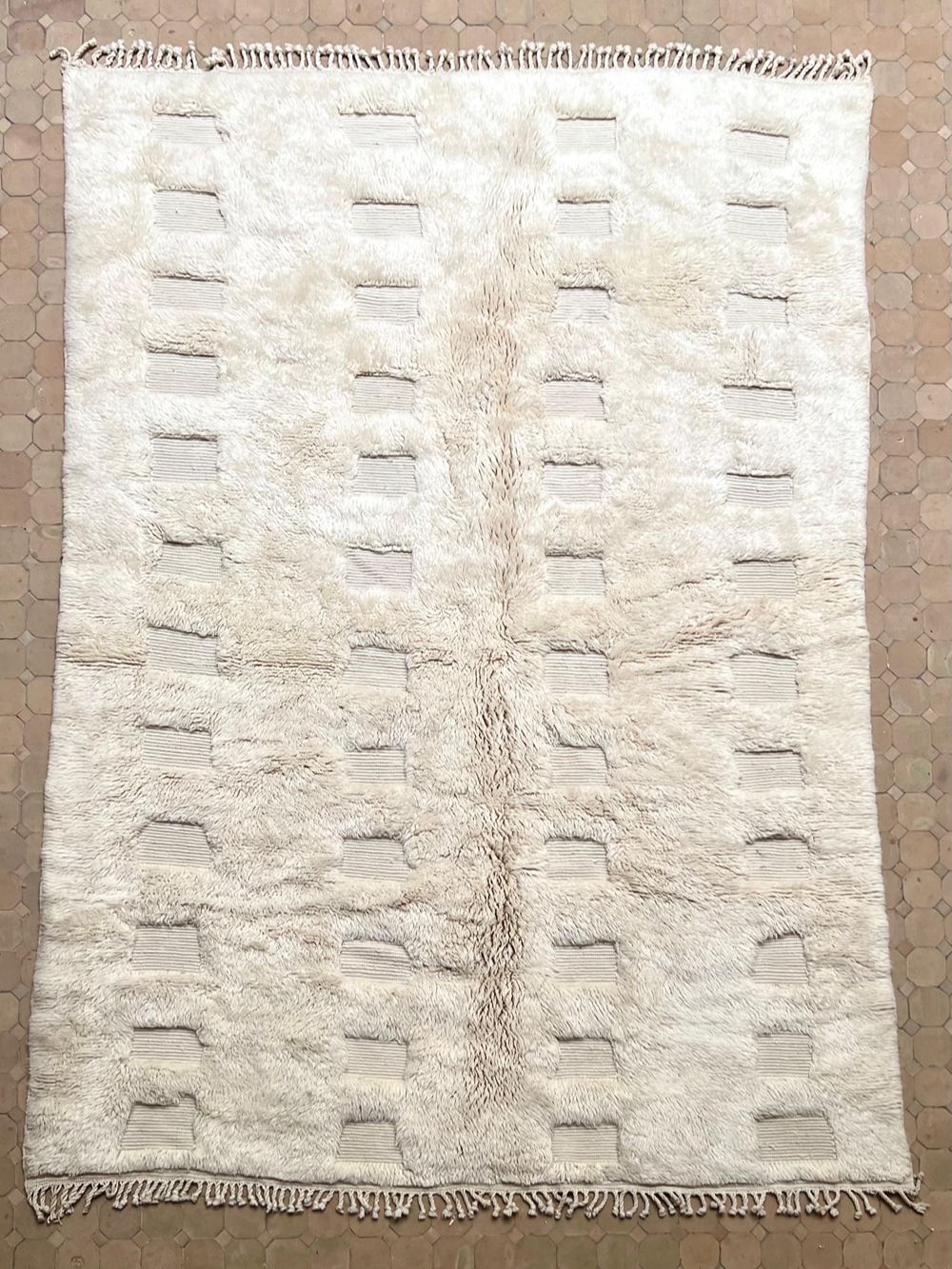 Marokkolainen Mrirt Jääkarhu matto 290x200cm