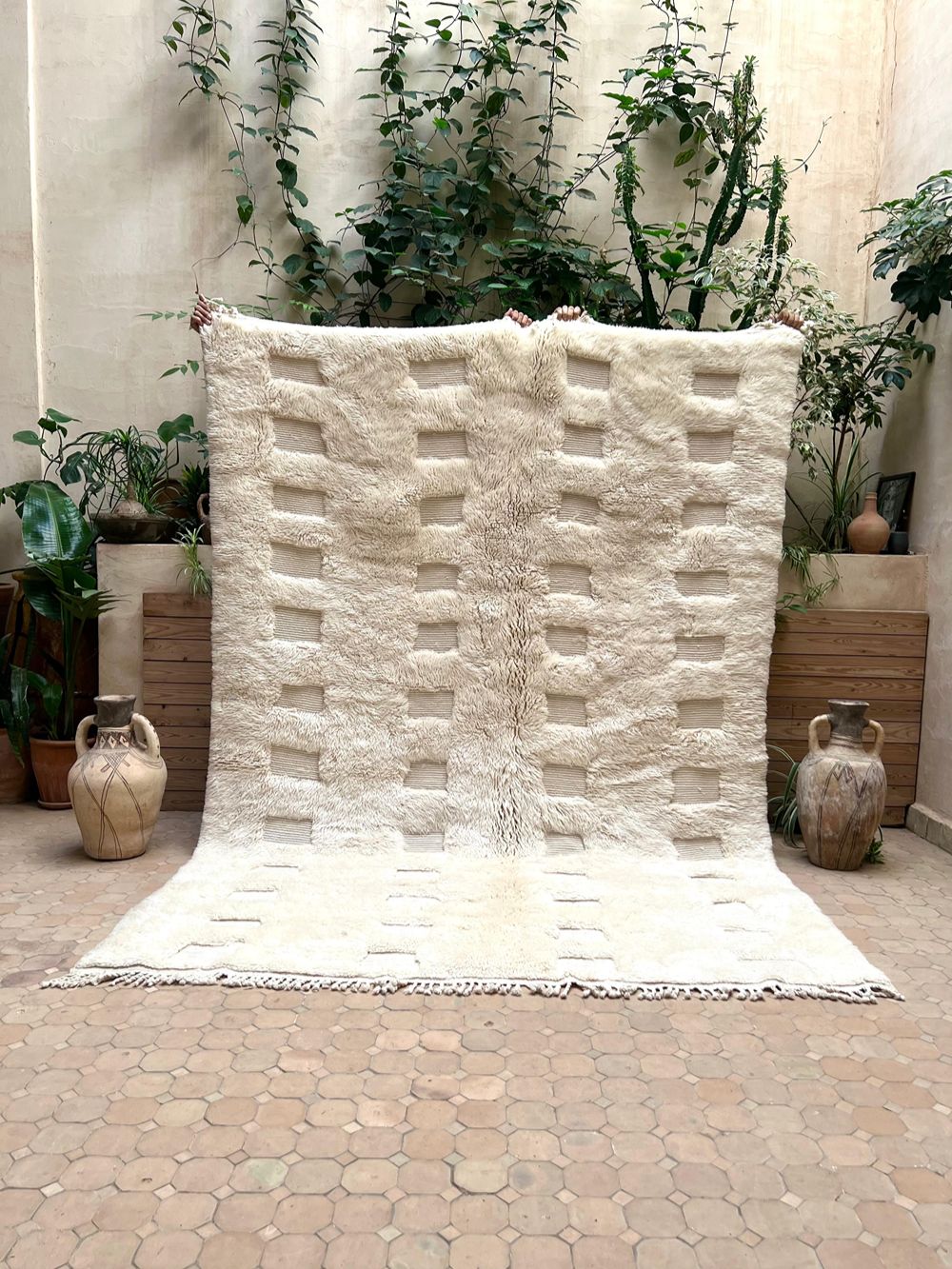 Marokkolainen Mrirt Jääkarhu matto 290x200cm