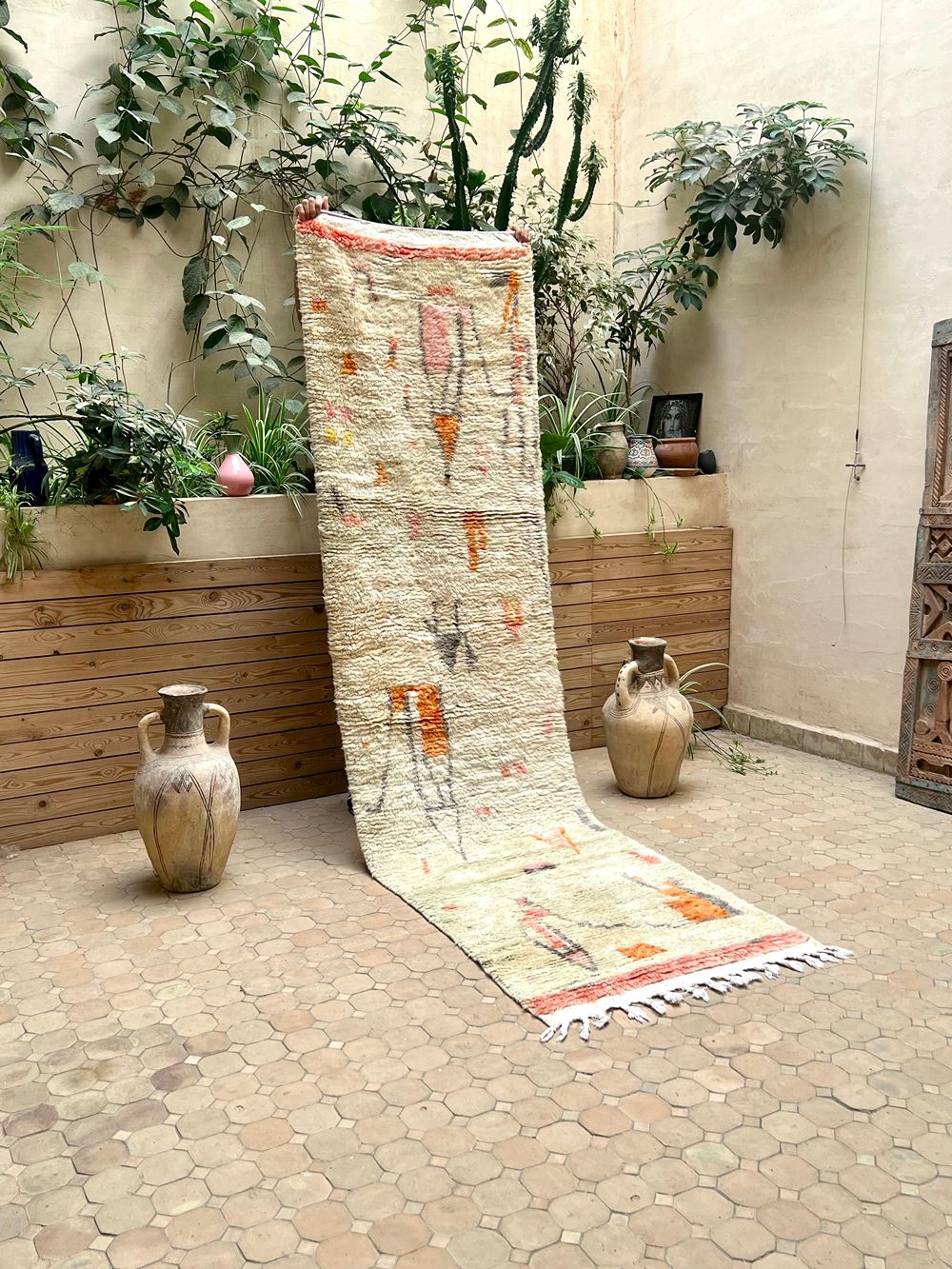 Marokkolainen käytävämatto Boujaad 305x85cm