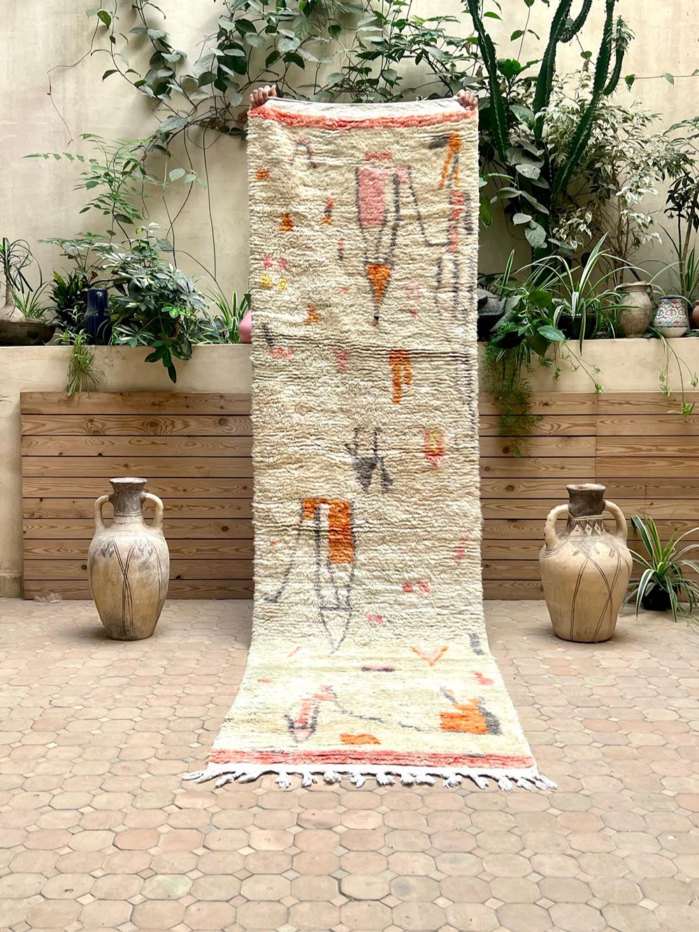 Marokkolainen käytävämatto Boujaad 305x85cm