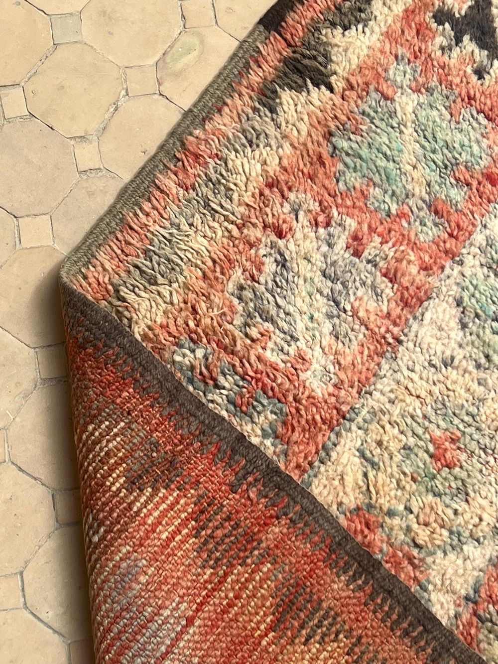 Marokkolainen vintage Boujaad matto 350x200cm