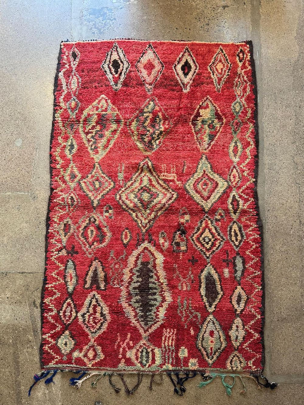 Marokkolainen vintage Boujaad matto 255x155cm