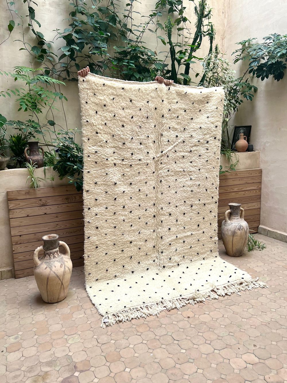 Moroccan Dotted Rug 240x150cm