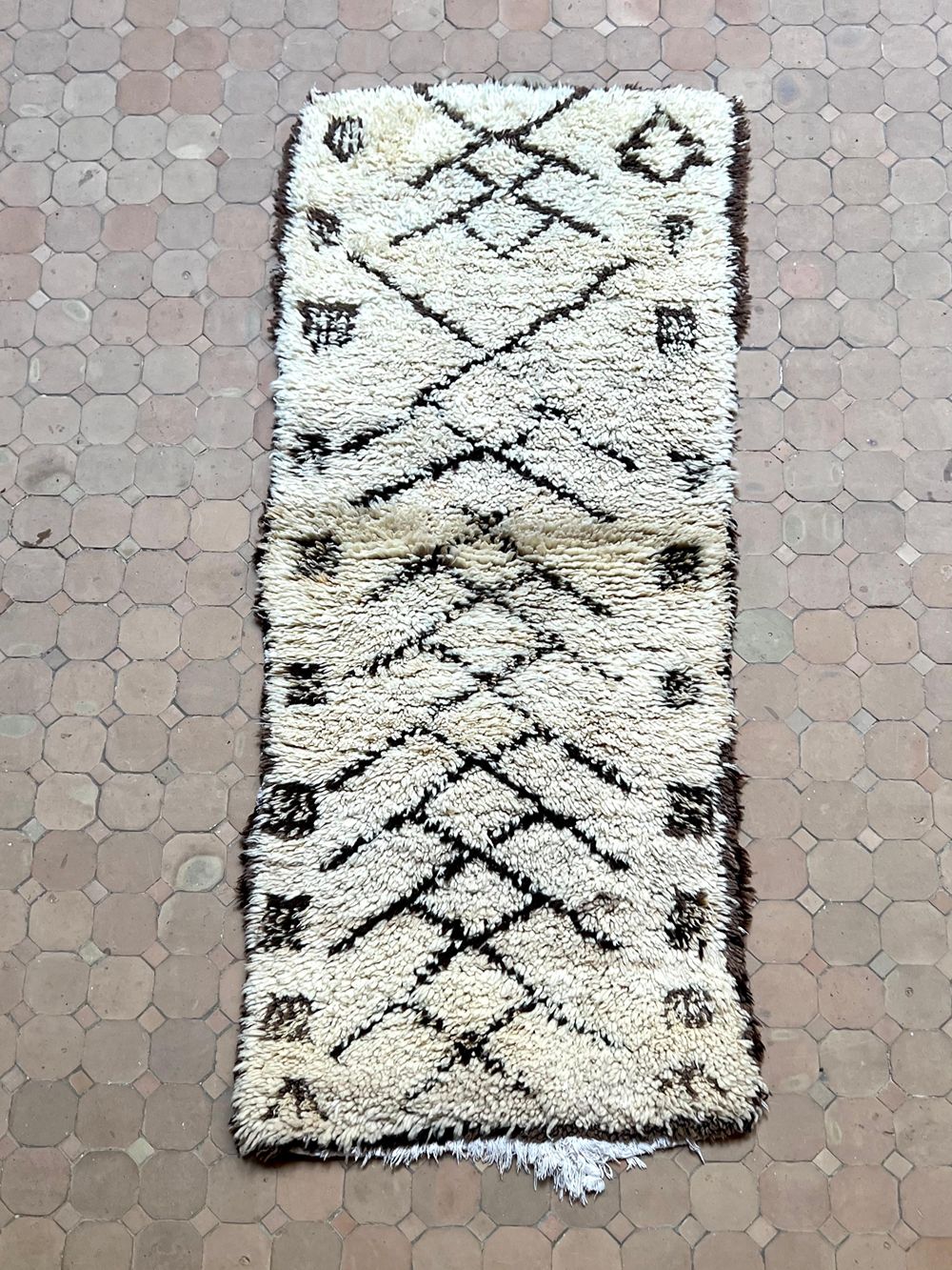 Moroccan Vintage Azilal Rug 185x75cm