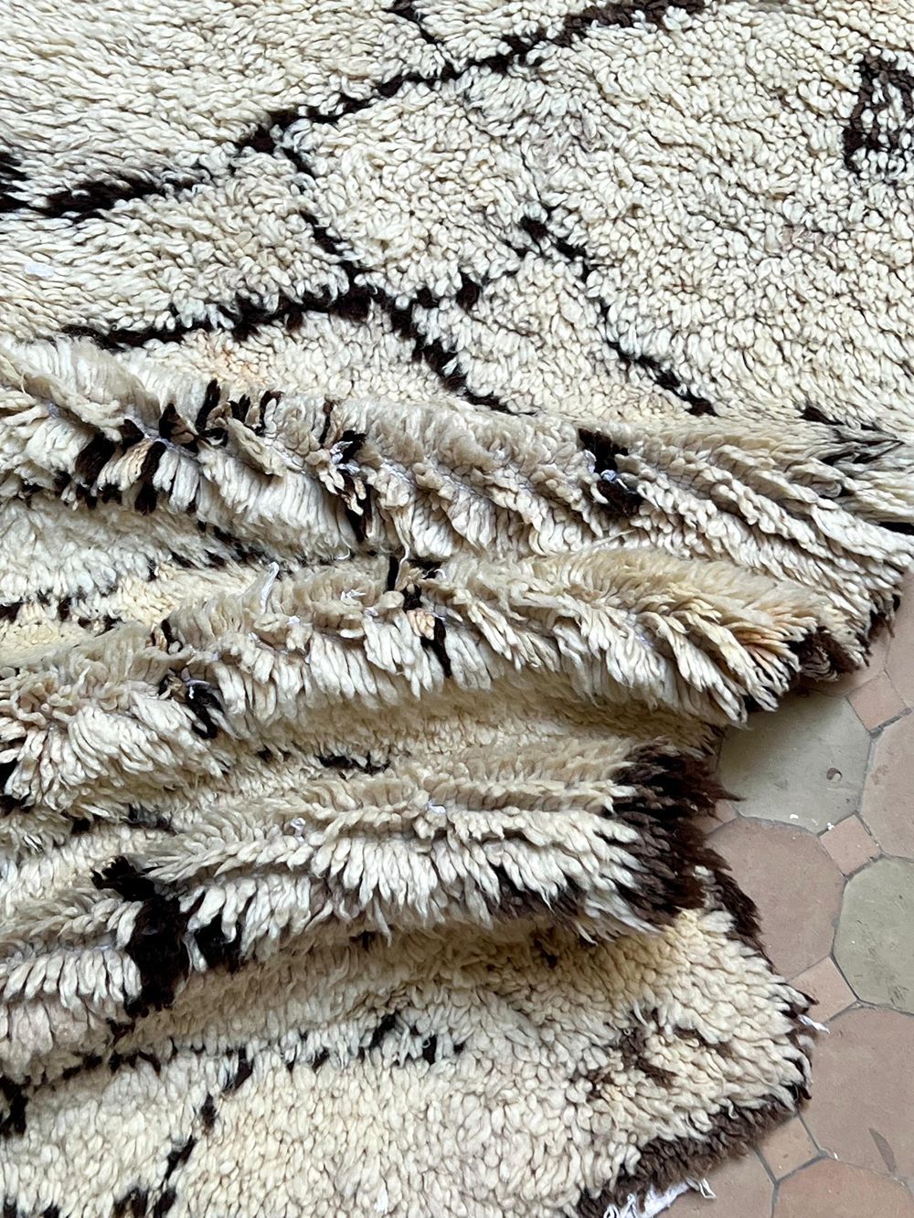 Moroccan Vintage Azilal Rug 185x75cm