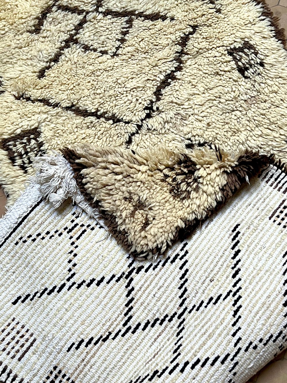 Moroccan Vintage Azilal Rug 185x75cm