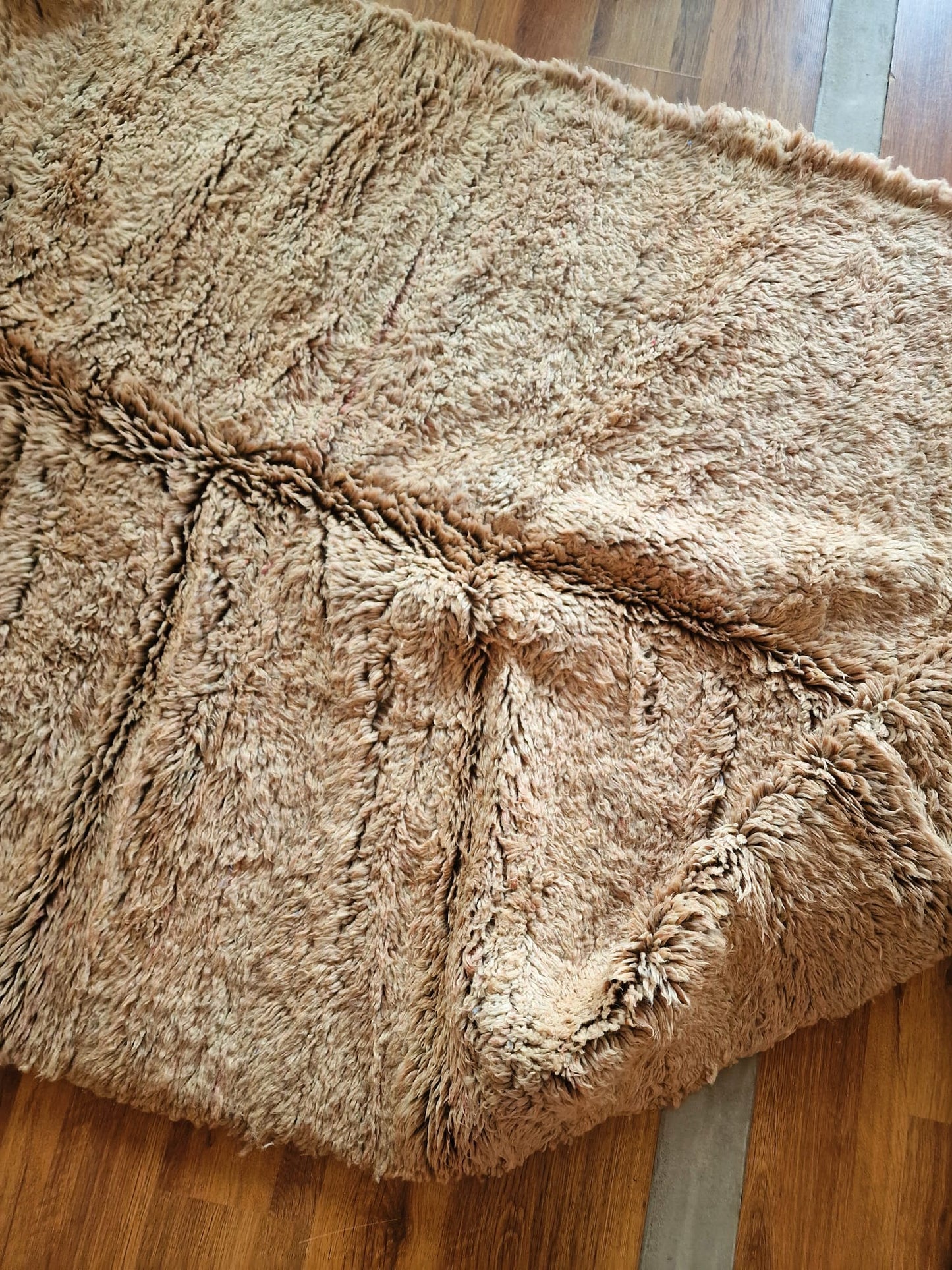 Moroccan Brown Bear Rug 275x160cm