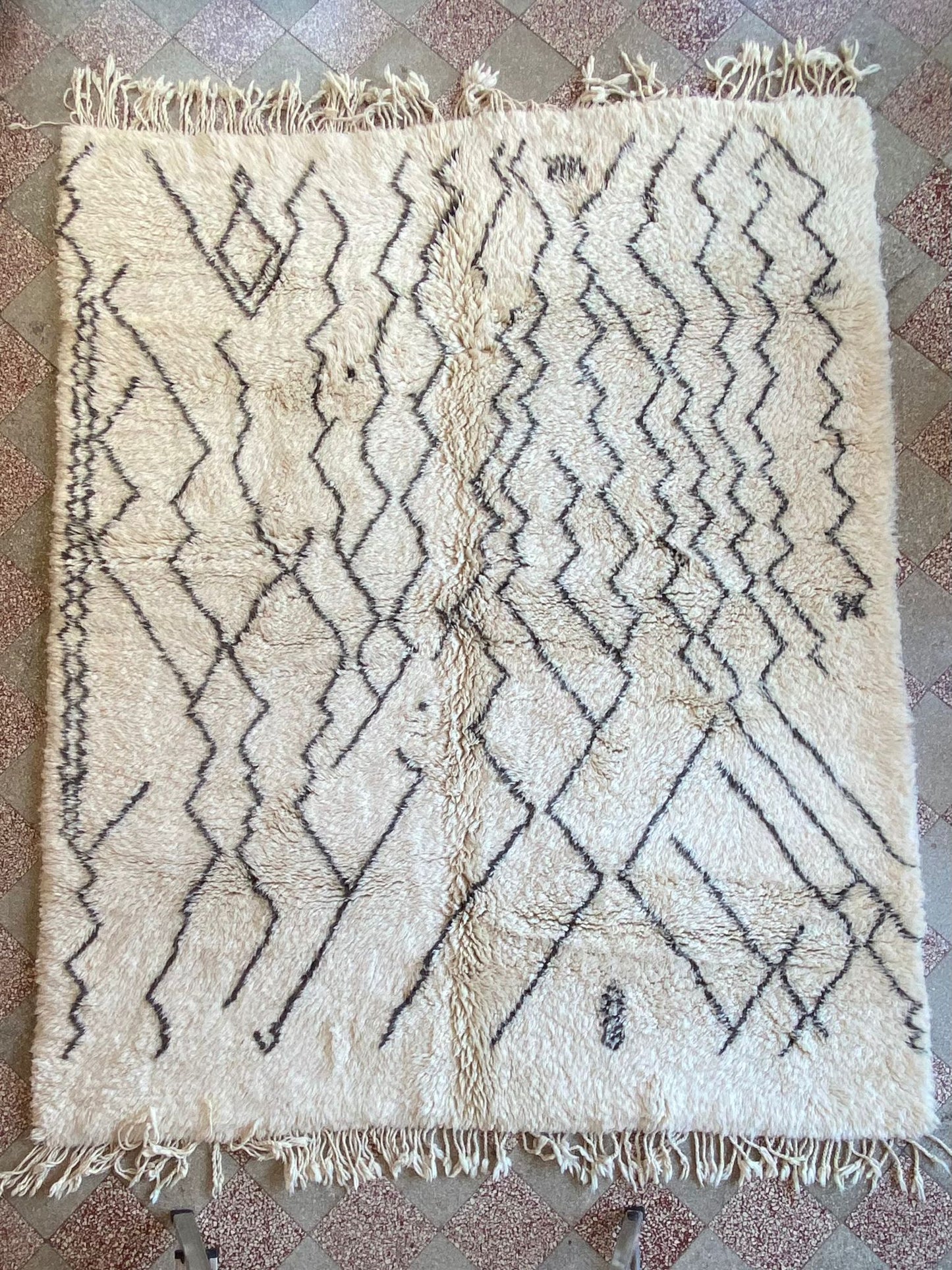 Marokkolainen Mrirt matto 255x190cm