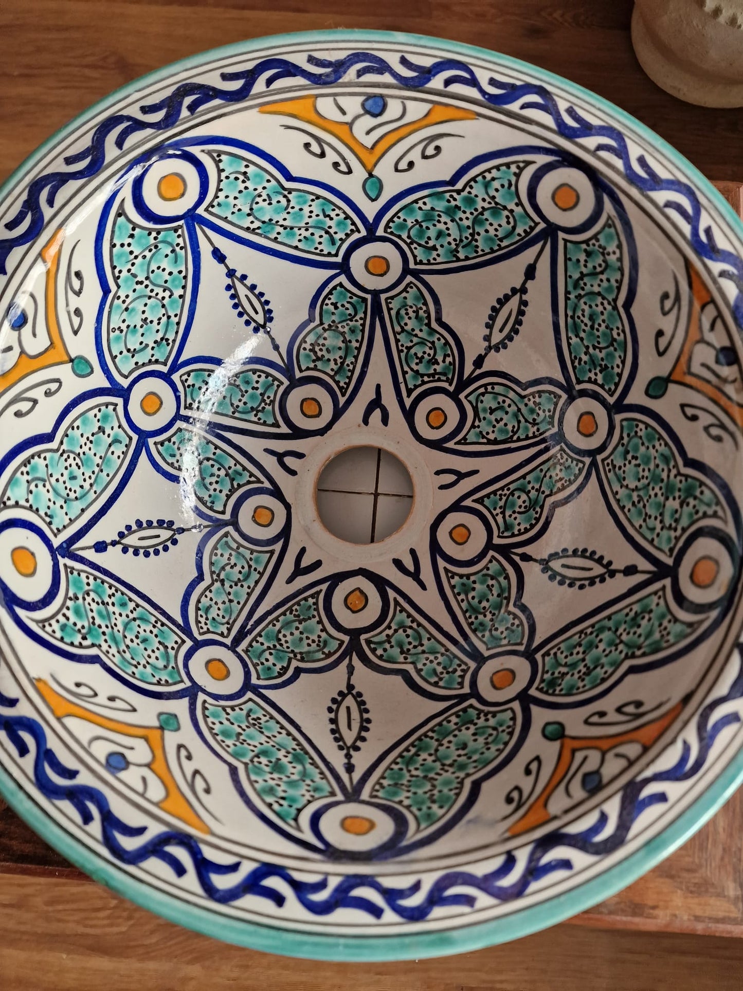 Moroccan Washbasin sink 32x13.5cm