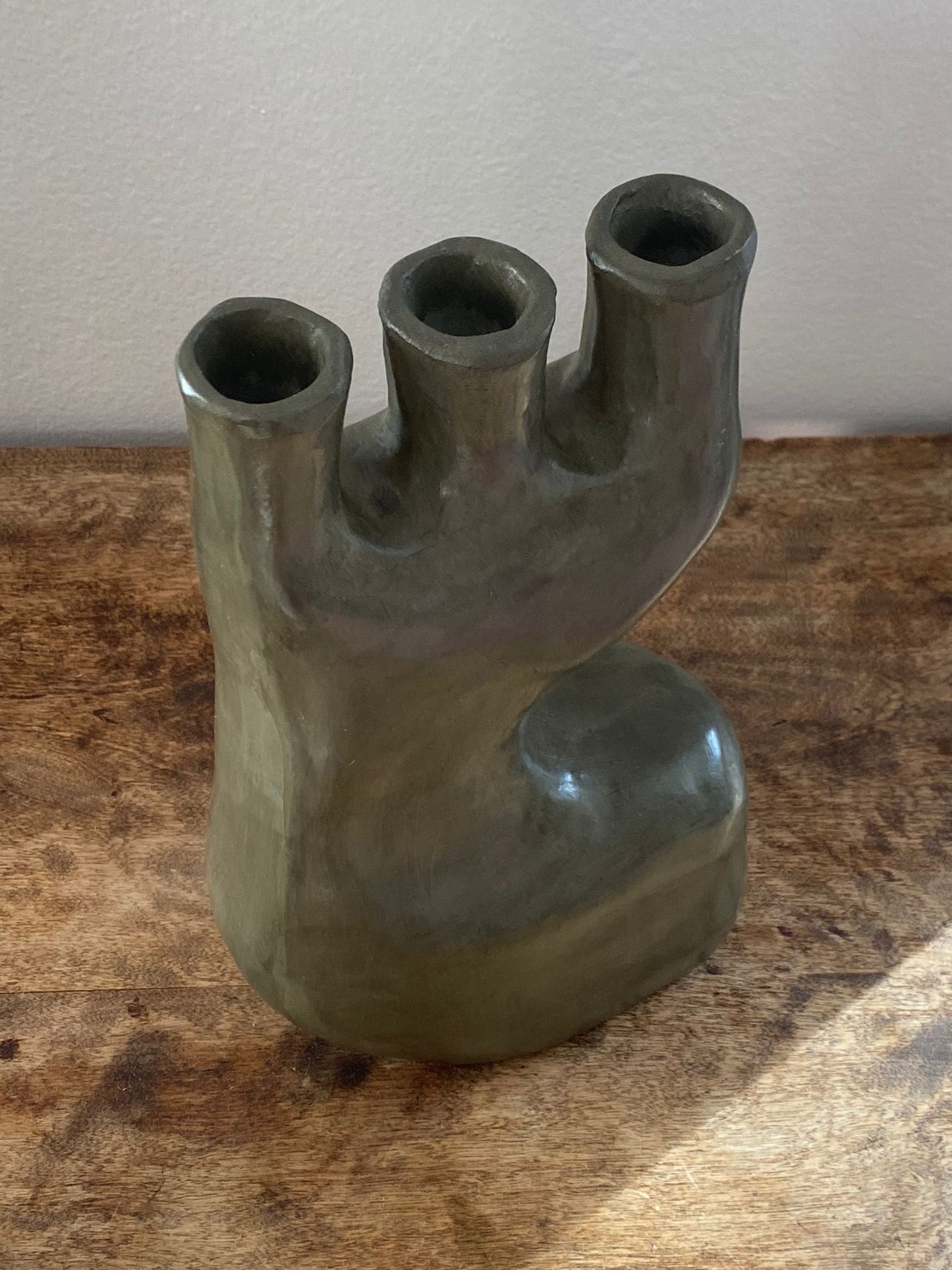 Tadelakt Ceramic Vase
