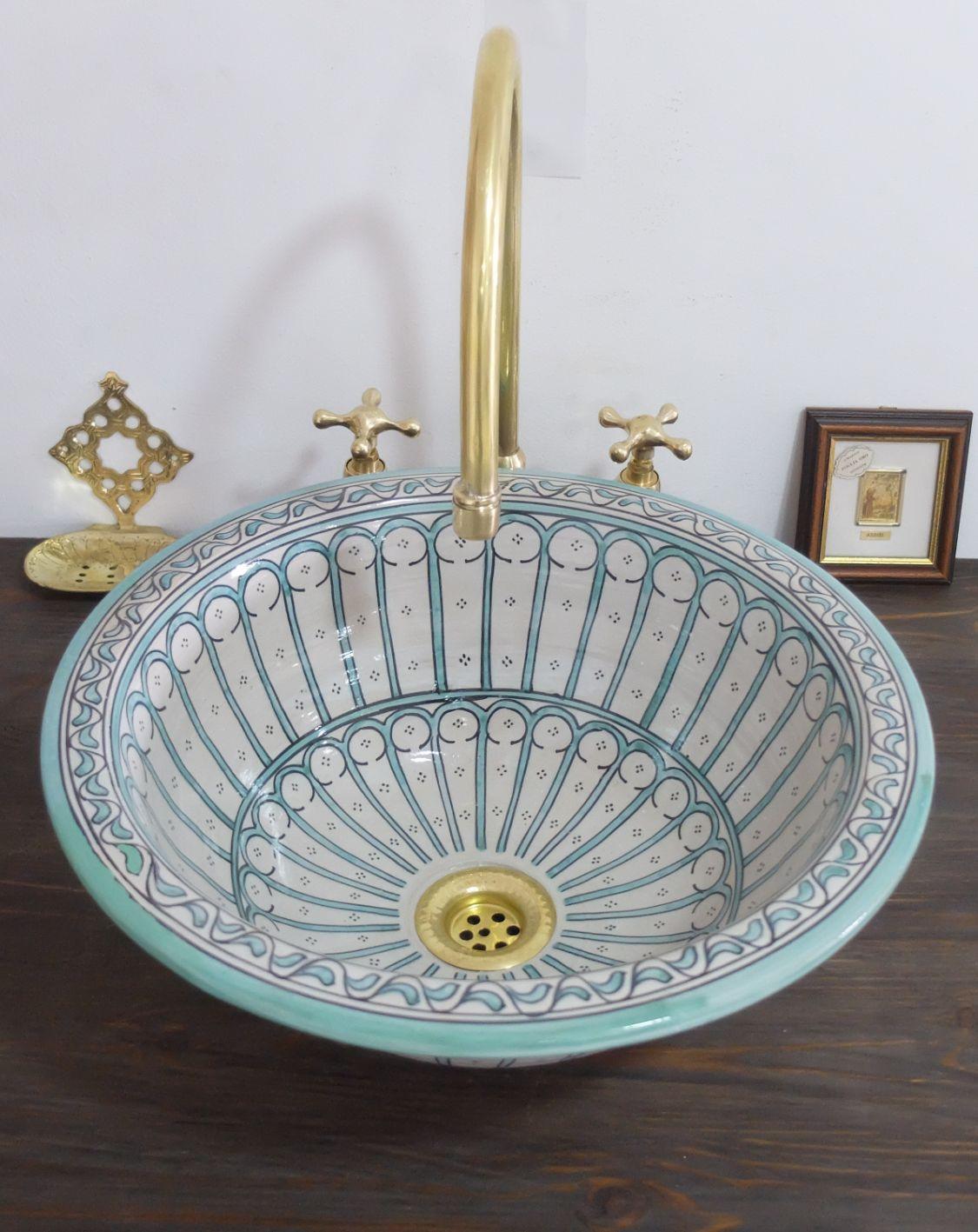 Order by Size: Moroccan Washbasin sink