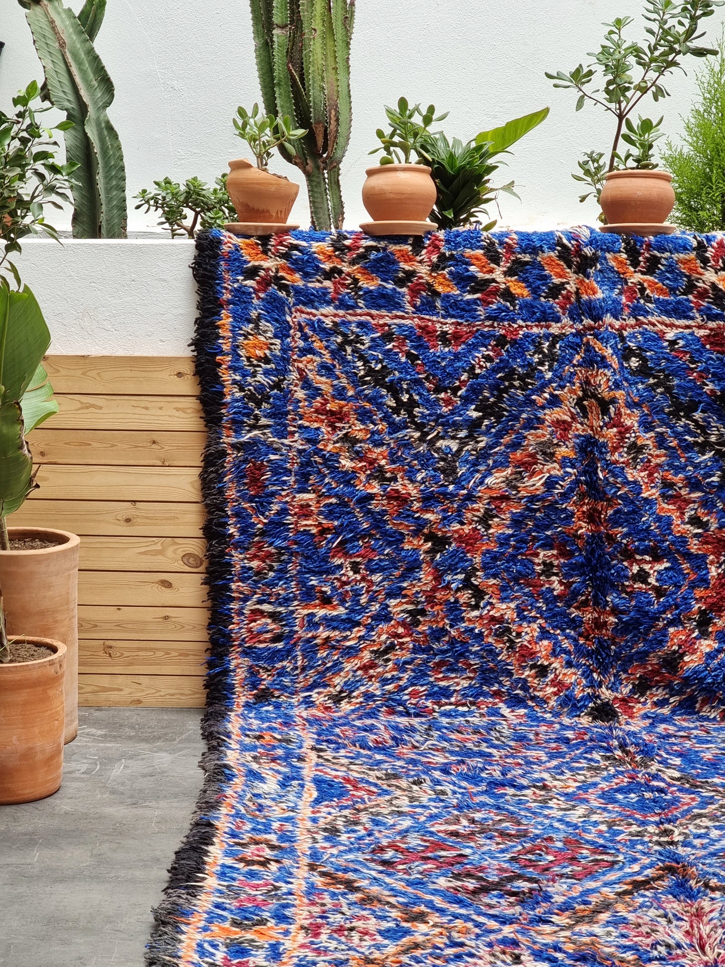 Marokkolainen vintage Beni M'Guild matto 410x200cm