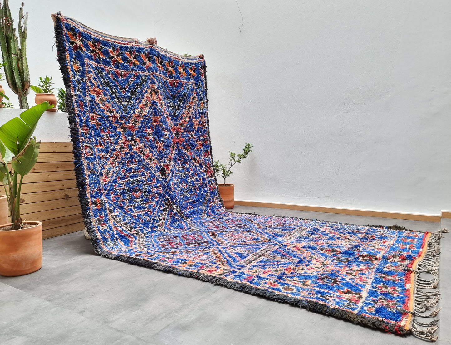 Marokkolainen vintage Beni M'Guild matto 410x200cm