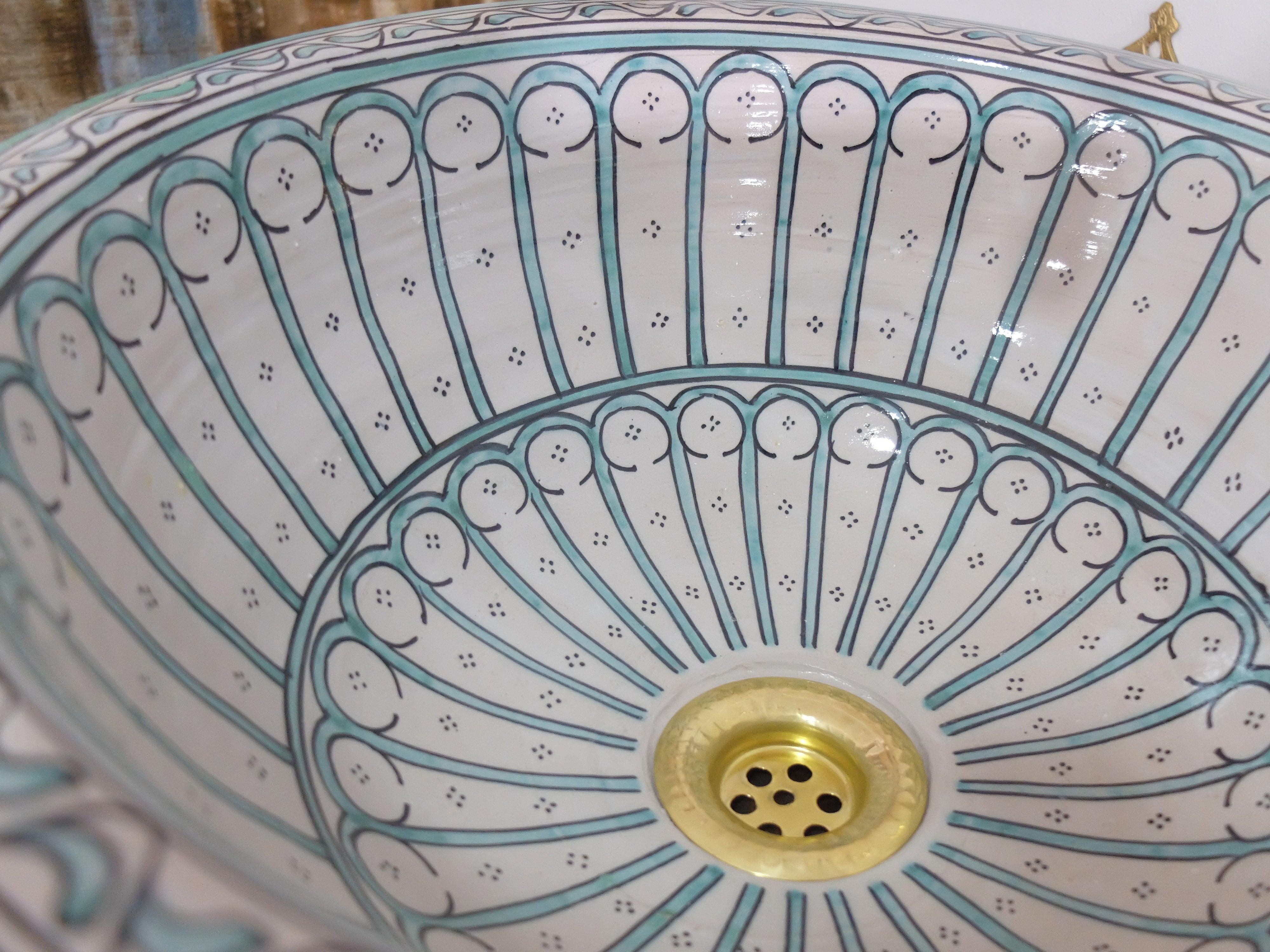 Order by Size: Moroccan Washbasin sink