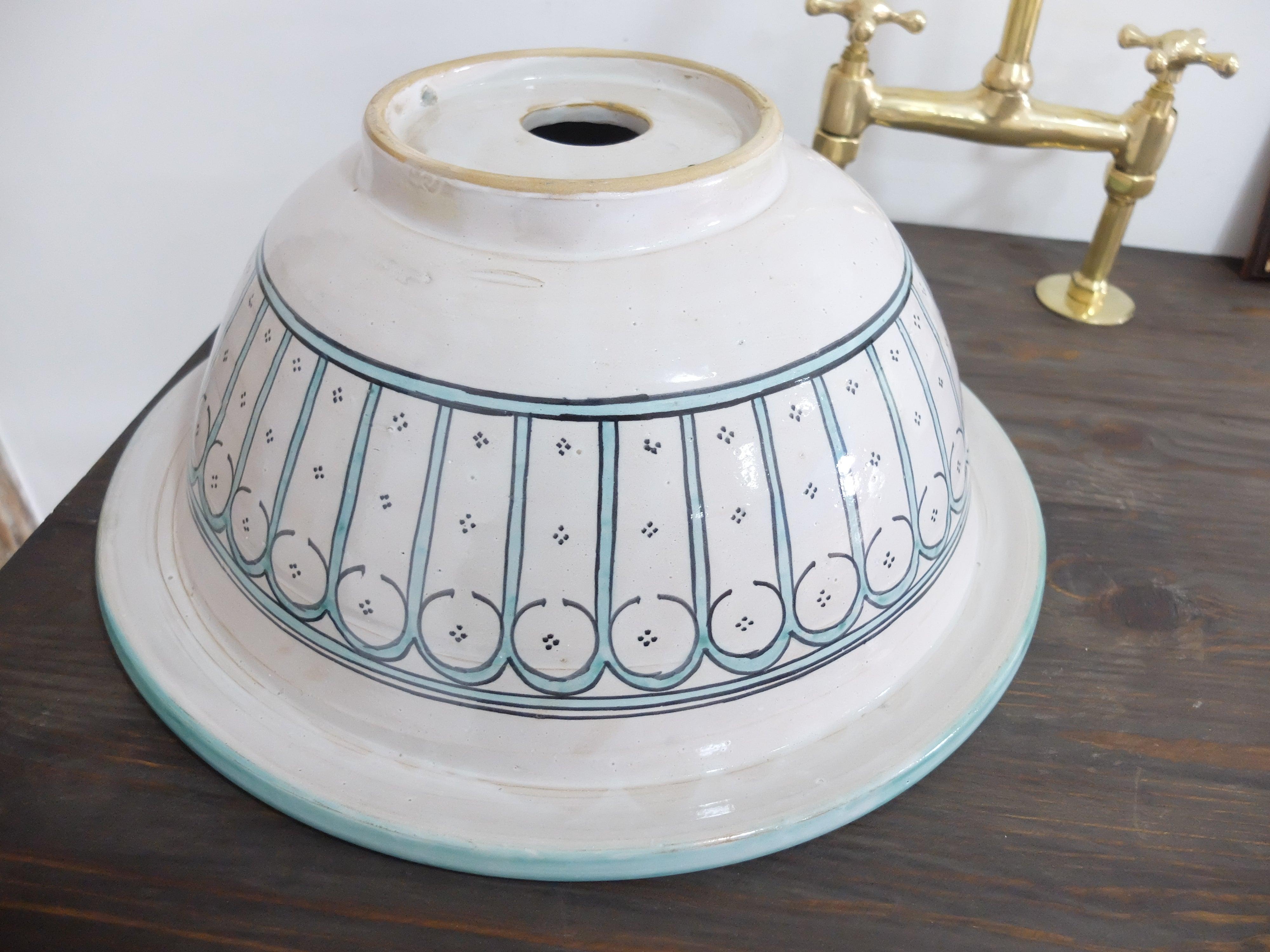 Order by Size: Moroccan Washbasin sink