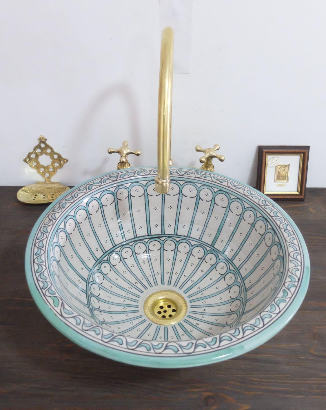 Order by Size: Moroccan Washbasin sink