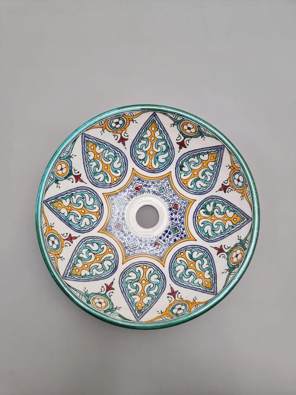 Order by Size: Moroccan Washbasin sink Leaf