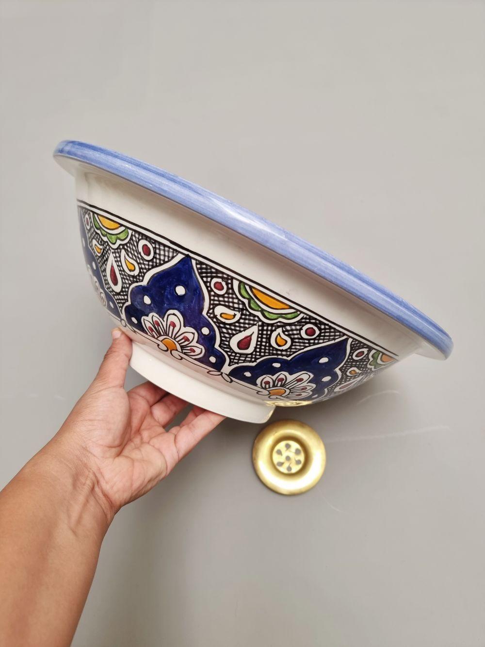 Order by Size: Moroccan Washbasin sink