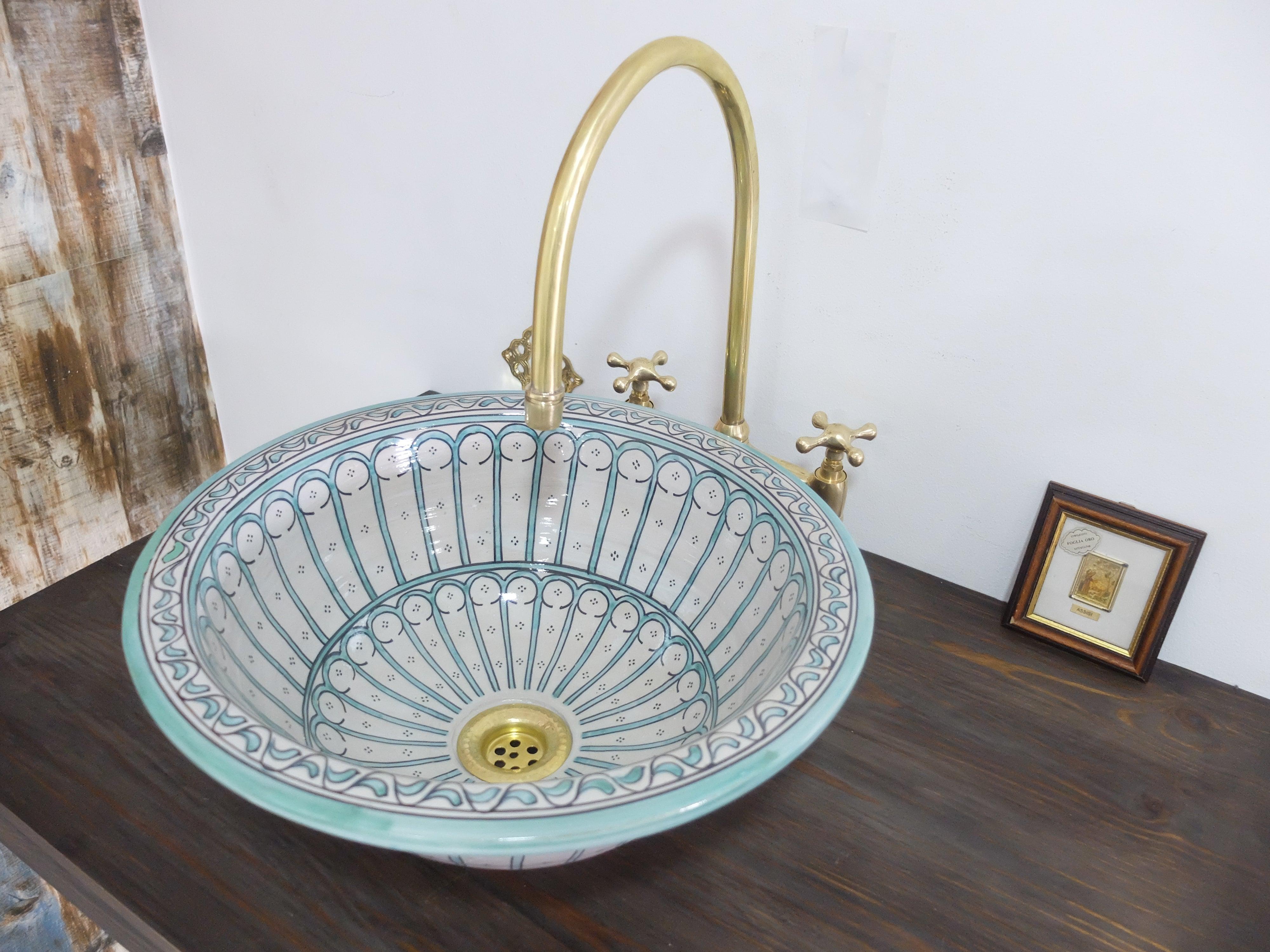 Order by Size: Moroccan Washbasin sink