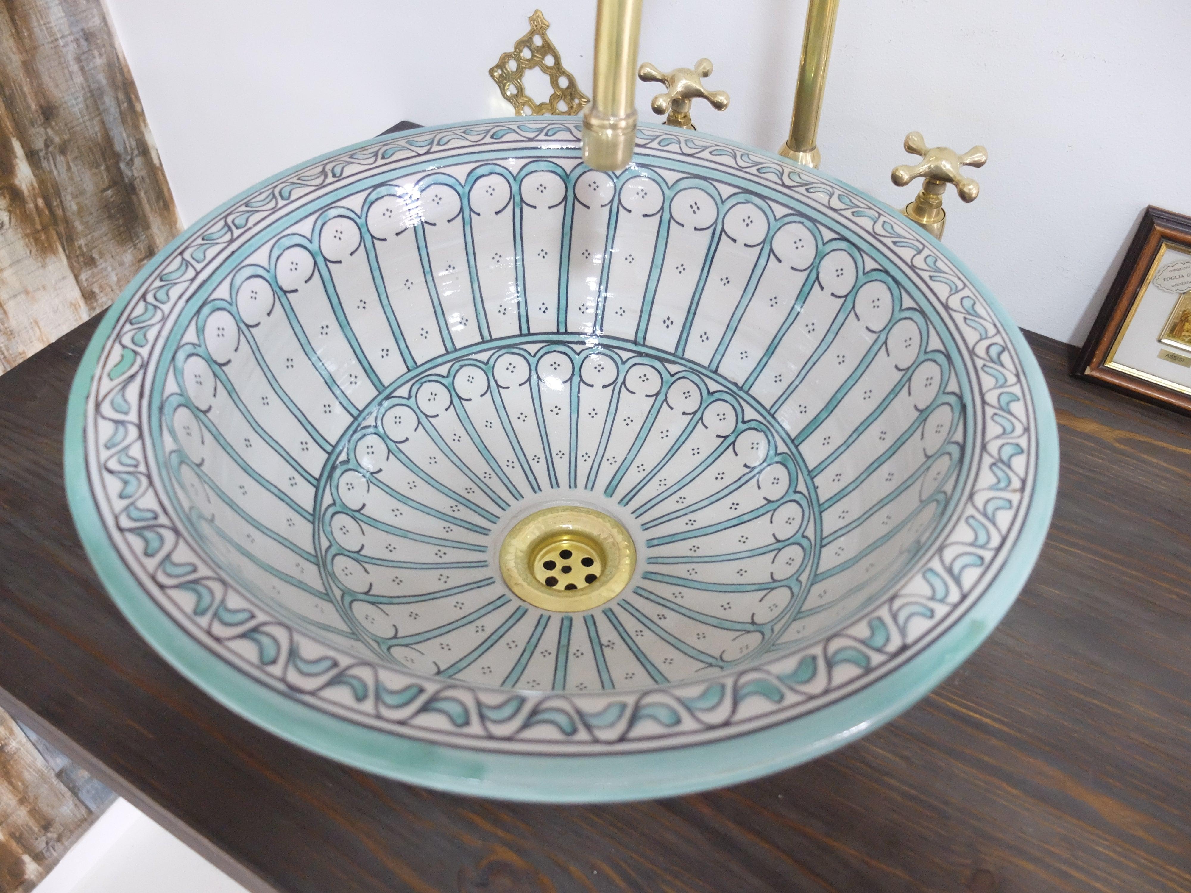 Order by Size: Moroccan Washbasin sink