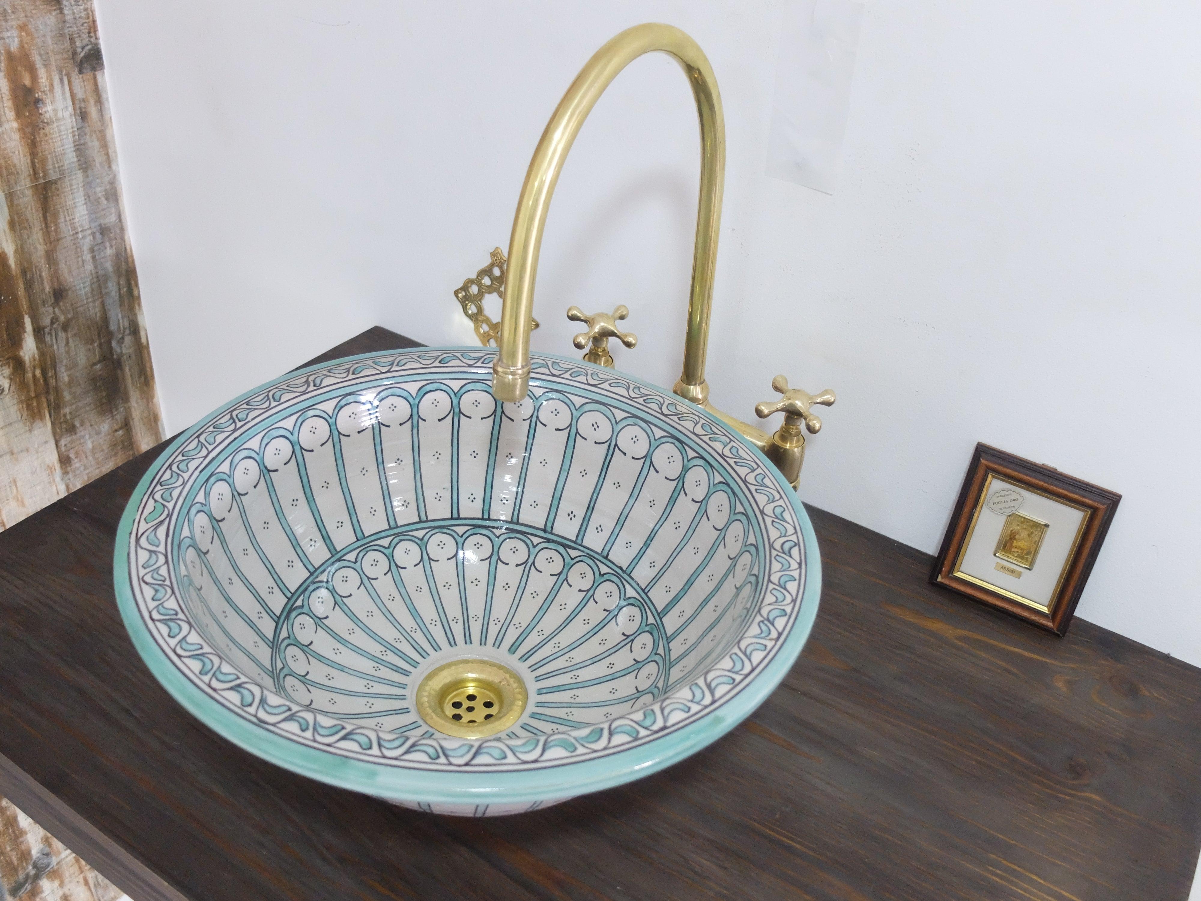 Order by Size: Moroccan Washbasin sink