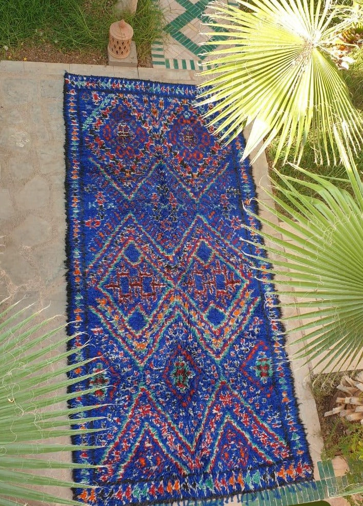 Marokkolainen vintage Beni M'Guild matto 400x185cm