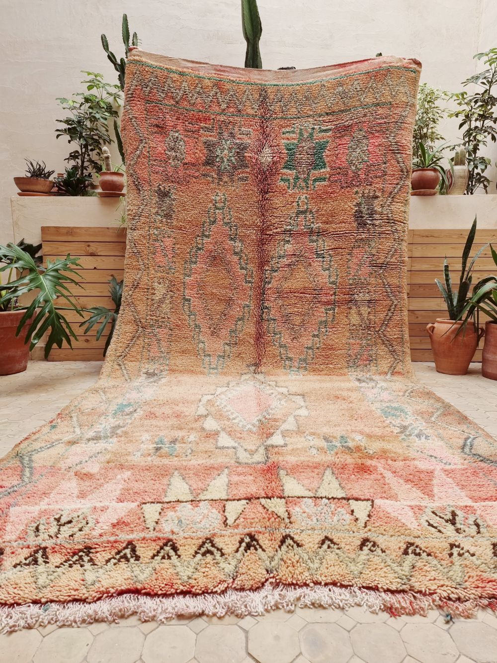 Marokkolainen vintage Boujaad matto 355x180cm
